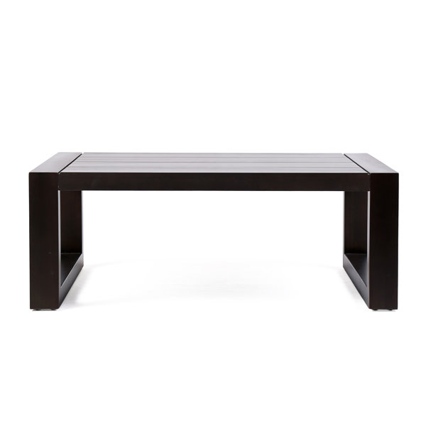 Rosecliff Heights Darcy Eucalyptus Outdoor Coffee Table Wayfair